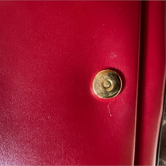 Gucci Red/Black Leather Small Arli Crossbody Bag - Picture 8 of 11